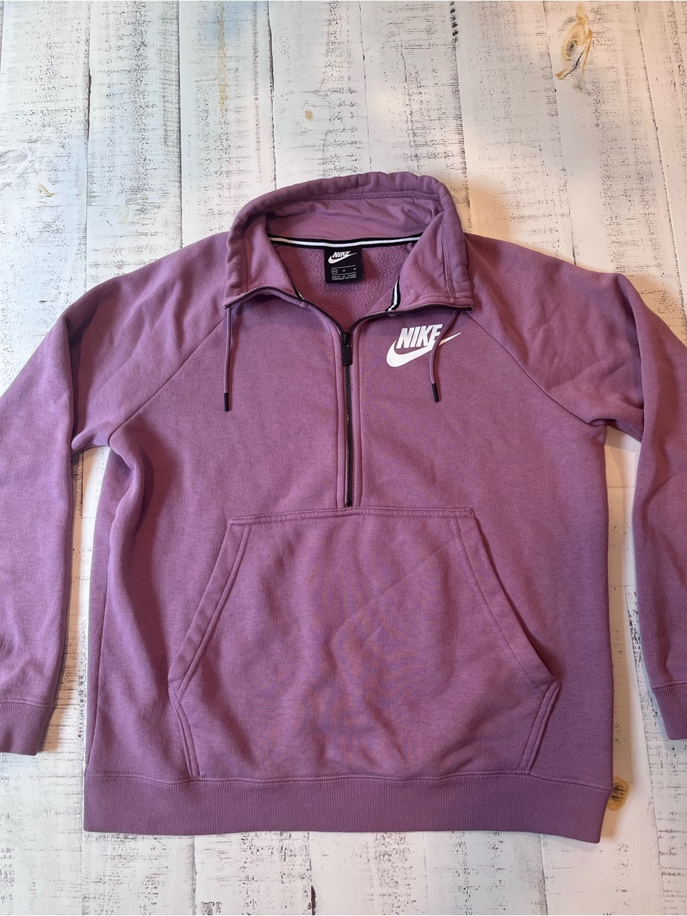 Nike Women's Half-Zip Pullover - Dusty Rose/Purple